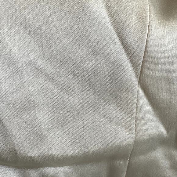 Reformation Payton Satin Dress Fior Di Latte - Picture 10 of 15